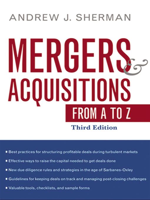 Title details for Mergers and Acquisitions from A to Z by Andrew Sherman - Available